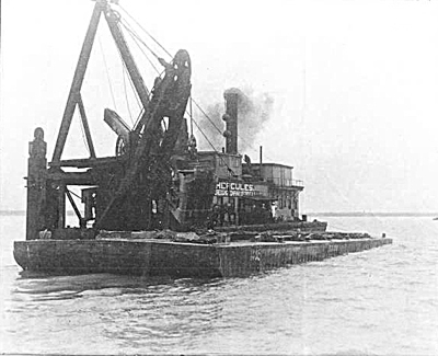 Photo  f the Dredge Hercules